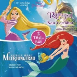 CD Disney Prinzessinnen - Arielle, Die Meerjungfrau / Rapunzel - Neu Verföhnt, 4 CDs