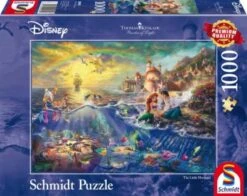 Schmidt Spiele Puzzle 1000 Teile Thomas Kinkade Disney Arielle
