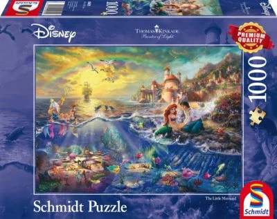 Schmidt Spiele Puzzle 1000 Teile Thomas Kinkade Disney Arielle 3 Schmidt Spiele Puzzle 1000 Teile Thomas Kinkade Disney Arielle