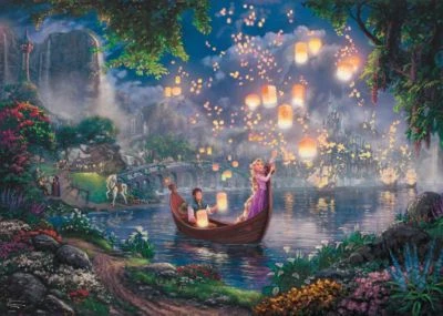 Schmidt Spiele Puzzle 1000 Teile Thomas Kinkade Disney Rapunzel 4 Schmidt Spiele Puzzle 1000 Teile Thomas Kinkade Disney Rapunzel – Bild 2