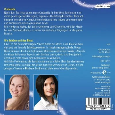 Disney Prinzessin: Die Schöne Und Das Biest: Cinderella, 4 Audio-CDs 4 Disney Prinzessin: Die Schöne Und Das Biest: Cinderella, 4 Audio-CDs – Bild 2