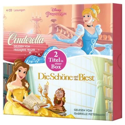 Disney Prinzessin: Die Schöne Und Das Biest: Cinderella, 4 Audio-CDs 5 Disney Prinzessin: Die Schöne Und Das Biest: Cinderella, 4 Audio-CDs – Bild 3